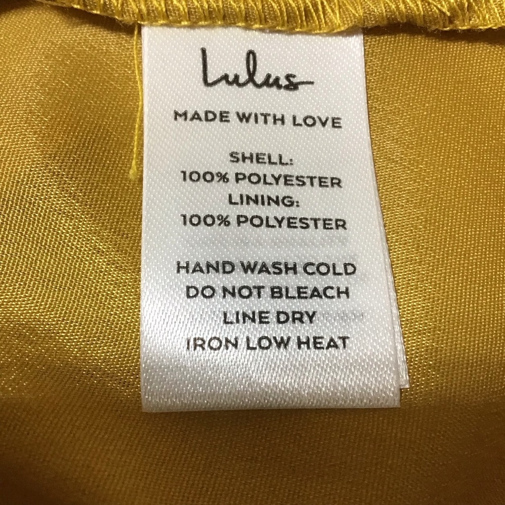 Lulu's Kanya Marigold Yellow Satin Plisse Tiered Maxi Dress - Picture 8 of 16